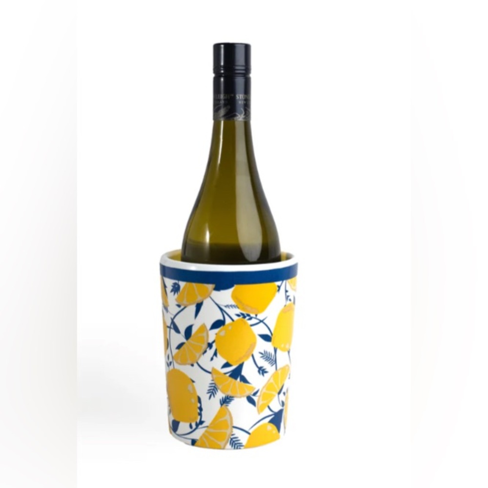 New Gyal Bashy Lemon Print Wine Cooler